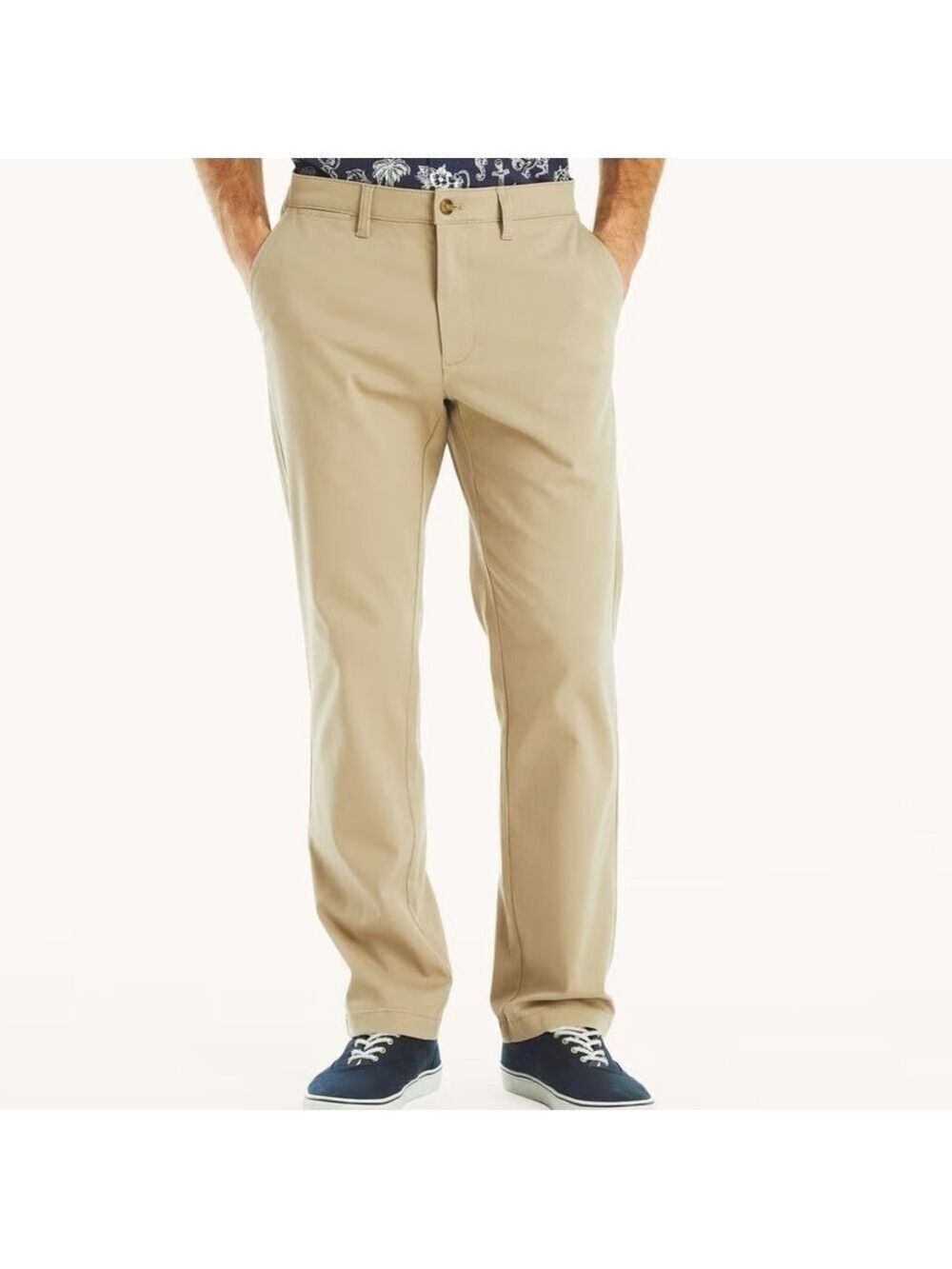 Nautica Men’s Khaki The Deck Pant